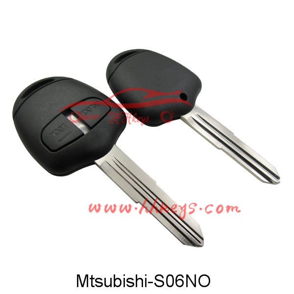 Mitsubishi 2 Buttons Remote Key Shell With Right Blade No Logo