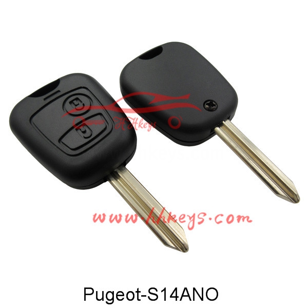 Original Factory Laser Key Cutting Machine -
 Peugeot 2 Button Remote Key Shell No Logo – Hou Hui