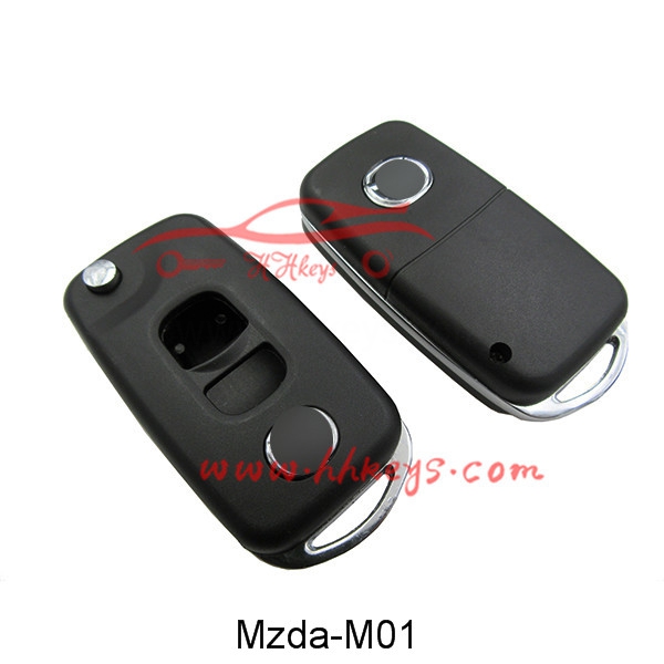 Factory Price Citroen Car Key Fob -
 Mazda 323 2 Buttons Modified Flip Key Shell No Buttons ( No Battery Place) – Hou Hui