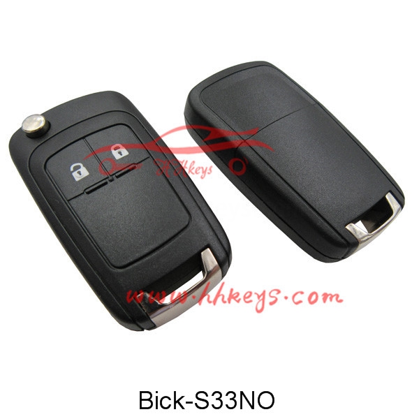 Buick 2 Buttons remote key shell