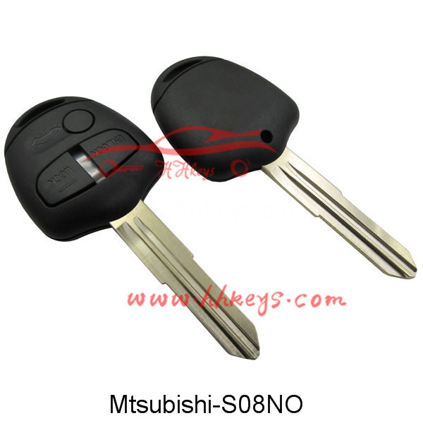 Mitsubishi 3 Buttons Remote Key Shell With Right Blade No Logo