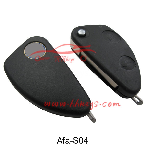 Alfa Romeo 147 156 GT 2 Flip bokotra Key Fob Amin'ny SIP22 Blade