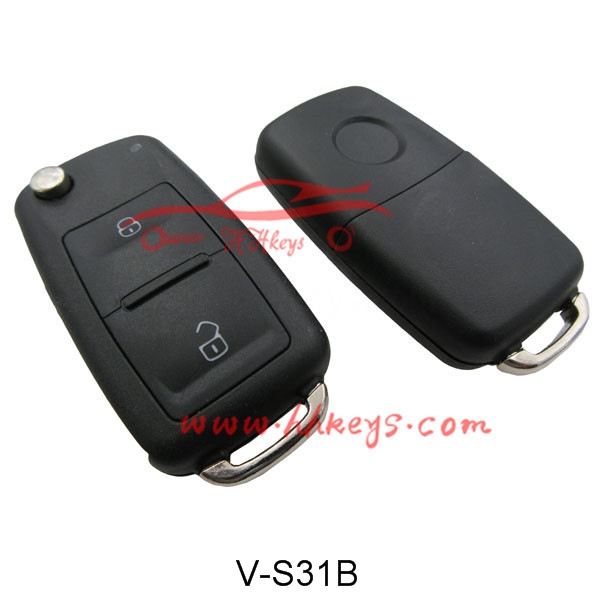 VW 2 Izinkinobho Flip Key elingenalutho Nge Pin