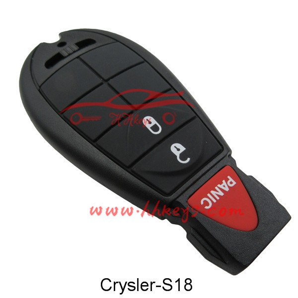 Chrysler 2+1 Buttons Smart key shell With Blade