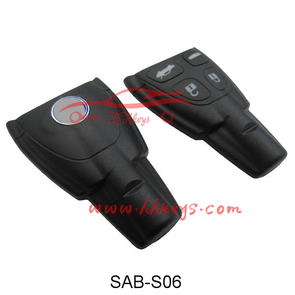 SAAB 4B Soft Button Smart Remote Key Fob Case