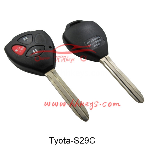 Toyota 2+1 Buttons Remote key shell