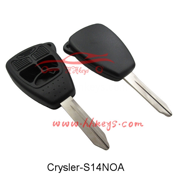 factory customized Key Transponder Chip Id33 - Chrysler 3+1 Buttons Remote key shell（No Logo No Rubber Pad） – Hou Hui