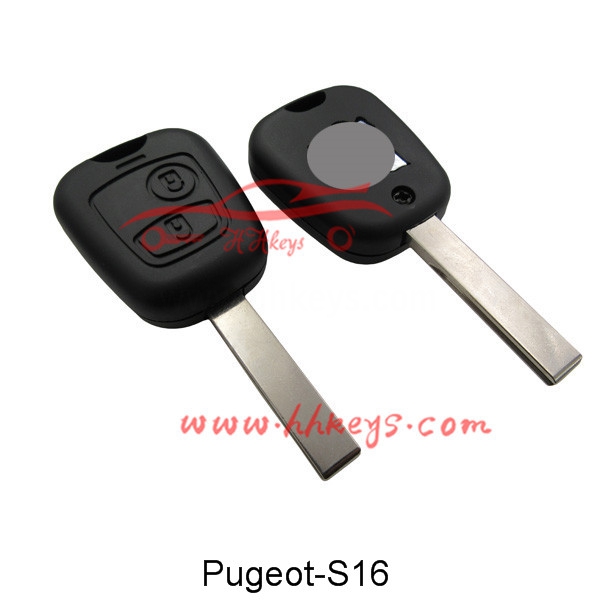 Peugeot 407 2 Button Remote Key Shell