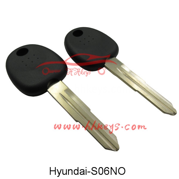 Hyundai Elantra Transponder Key Shell Left Blade No Logo