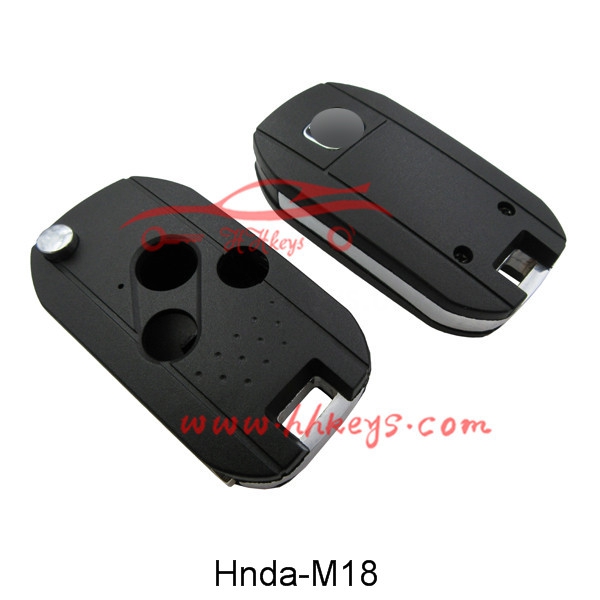 Honda 3 Button Modified Folding Key Shell No Buttons