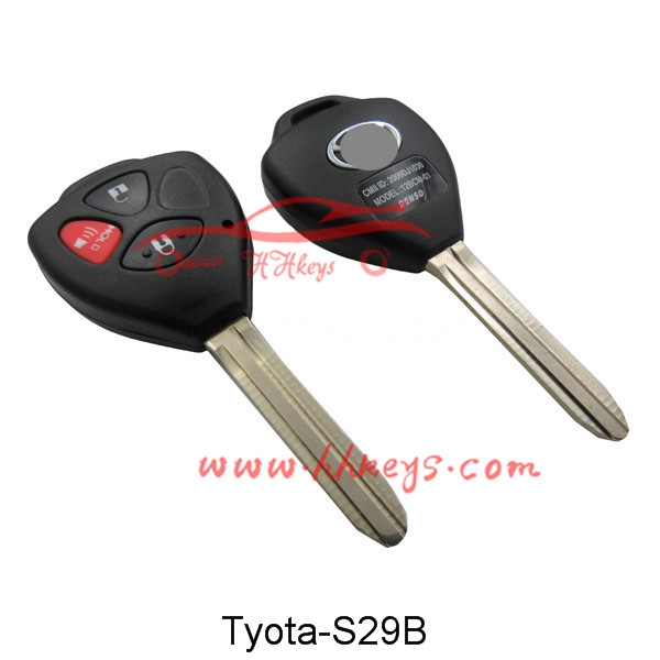 Toyota 2+1 Buttons Remote key shell