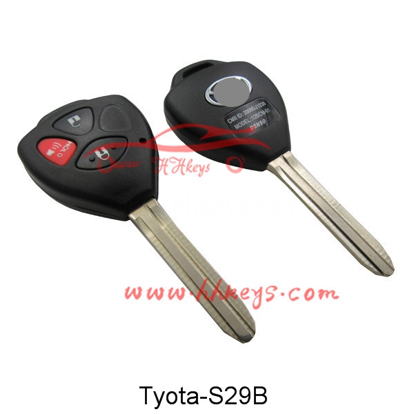 Good User Reputation for Locksmith Cutting Key Machine -
 Toyota 2+1 Buttons Remote key shell – Hou Hui