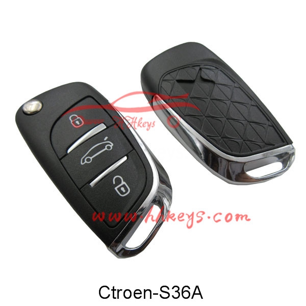 Discount Price Tpx5 Transponder -
 Citroen DS 3 Buttons Folding Key Cover With 407 Blade – Hou Hui