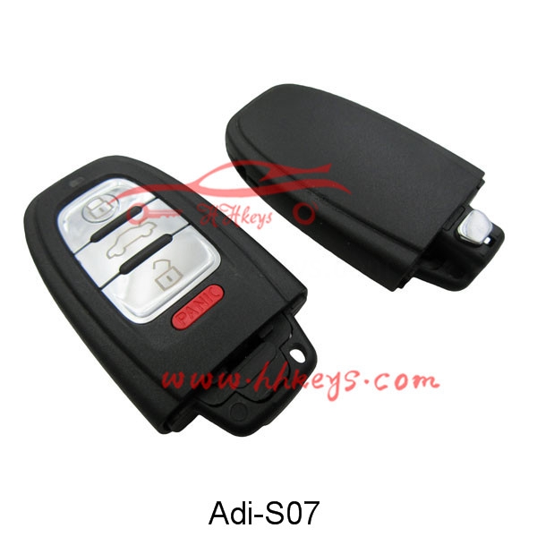 Audi 3+1 Buttons Smart Remote Key Fob No Blade
