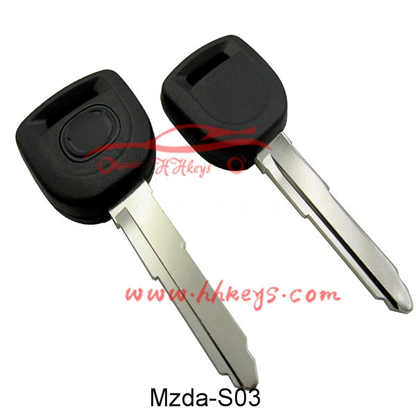 Mazda Transponder Key Shell With Right Blade Marked Logo