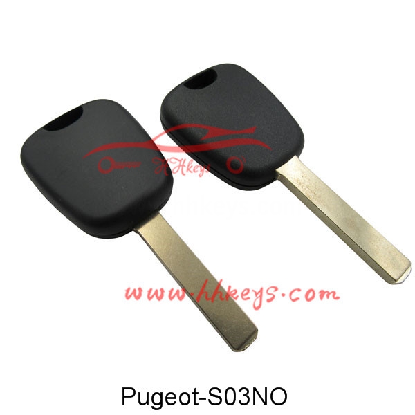 Peugeot 307 transponder key shell No Logo