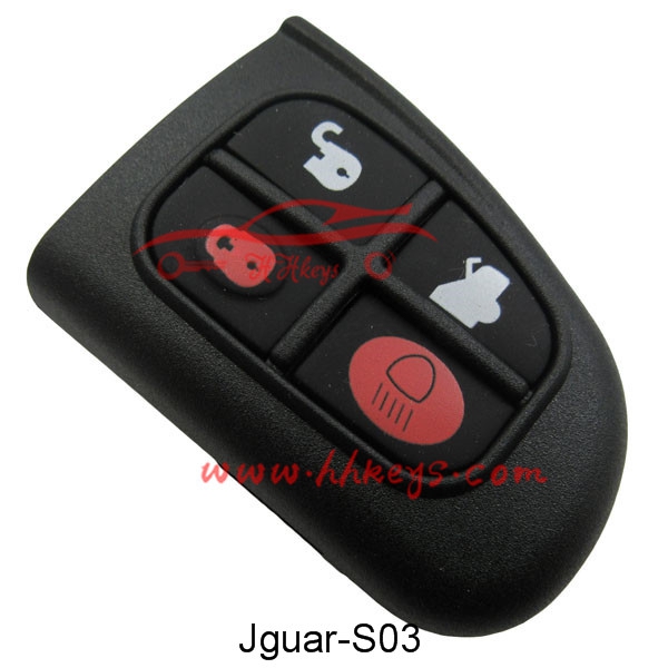 Jaguar S X Type 4 Buttons Remote Key Shell No Key Head