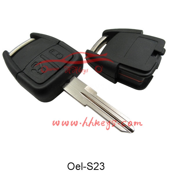 Europe style for Key Blank -
 Opel 2 Button(Door Button) Remote Key Case (HU46 Blade) – Hou Hui