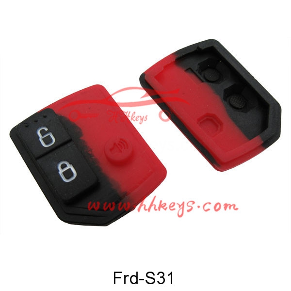 Ford 2+1 buttons Remote Rubber pad