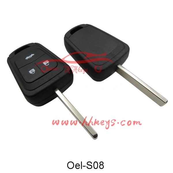 2017 Latest DesignKey Making Machine -
 Opel 3 Button Remote Key Case Fob (HU100 Blade) – Hou Hui