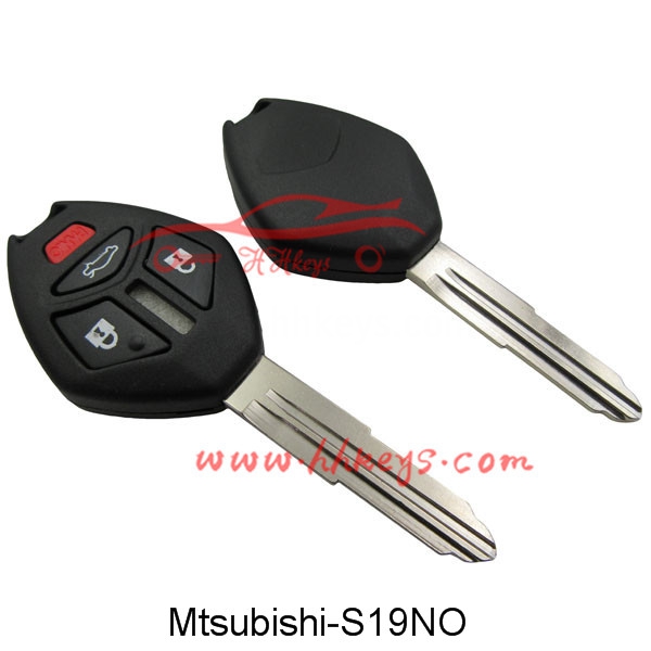 100% Original Plug Spinners -
 Mitsubishi 3+1 Buttons Remote Key Shell With Right Blade And Button No Logo – Hou Hui