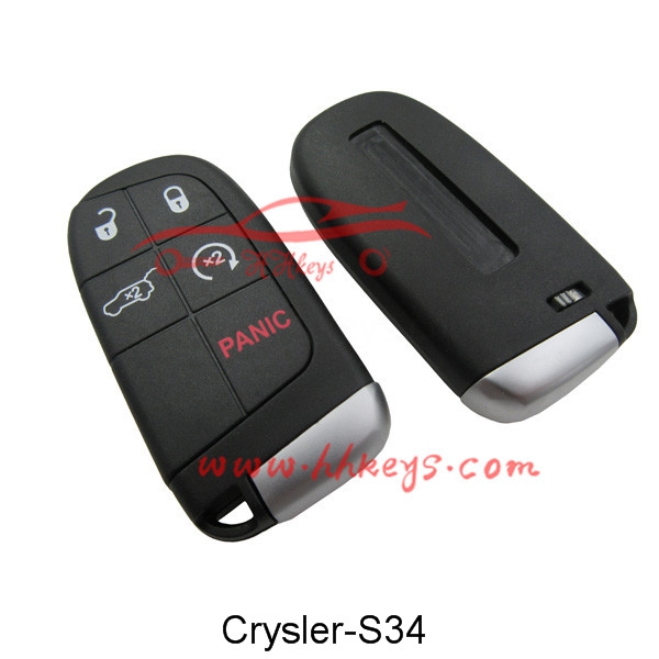 Chrysler 4+1 Buttons Smart key shell