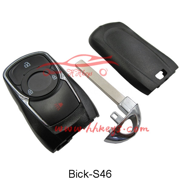 Manufactur standard Locksmith Tools Equipment -
Buick Envision Car Key Smart Blank With 3 Buttons – Hou Hui detail pictures