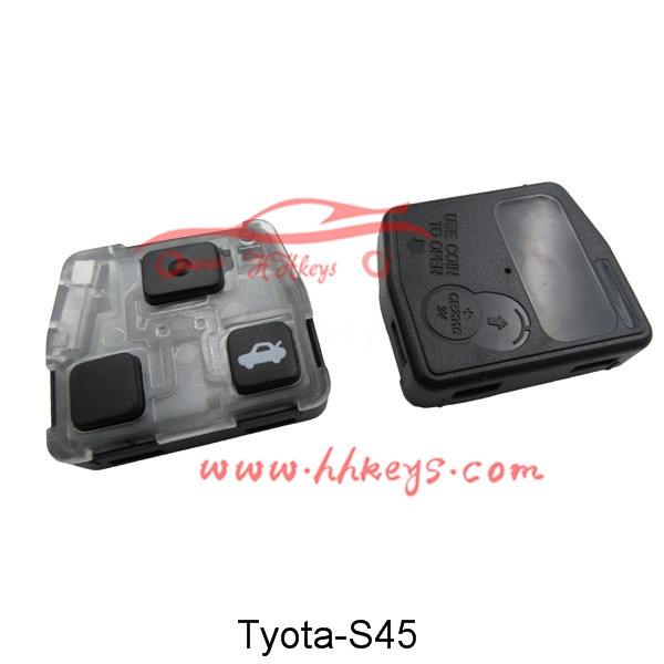 Factory source Key Cut Tools And Equipment -
 Toyota 3 Buttons Inner Core Remote key shell – Hou Hui