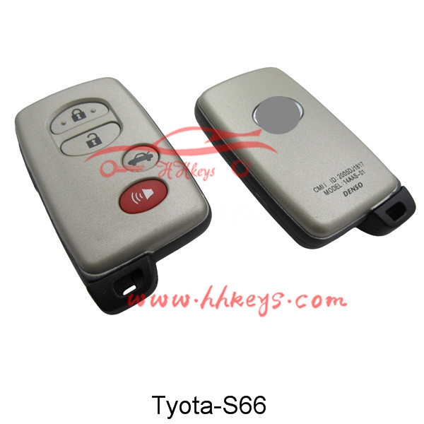 Toyota 3+1 Buttons Smart key shell