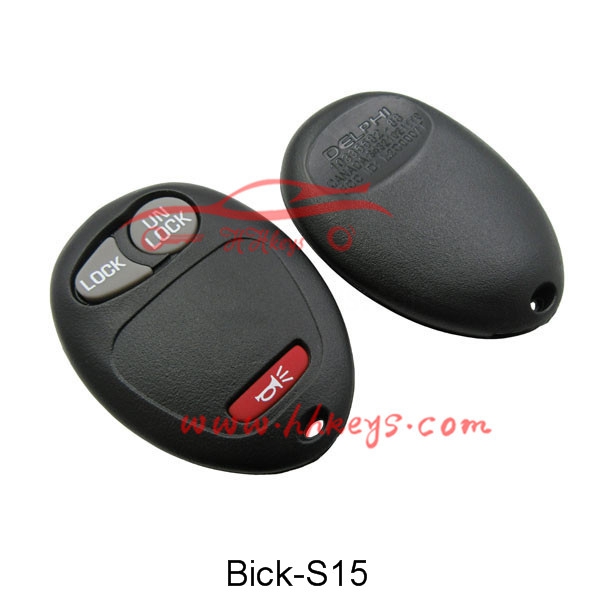 Buick 2+1 Buttons Remote key shell