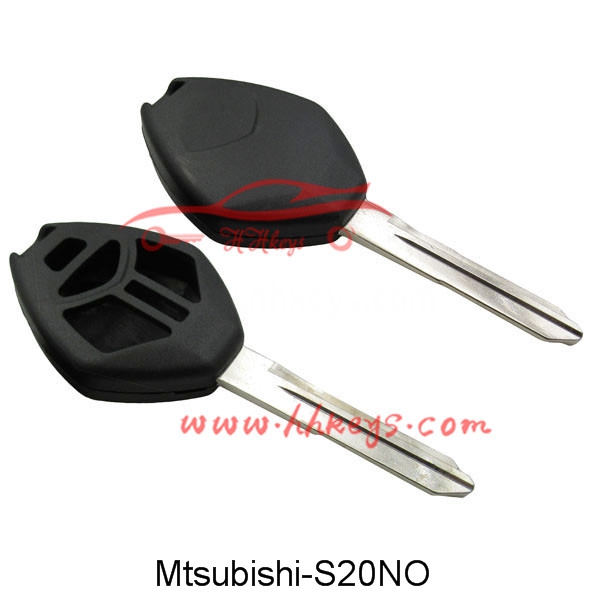 Mitsubishi 3+1 Buttons Remote Key Shell With Left Blade