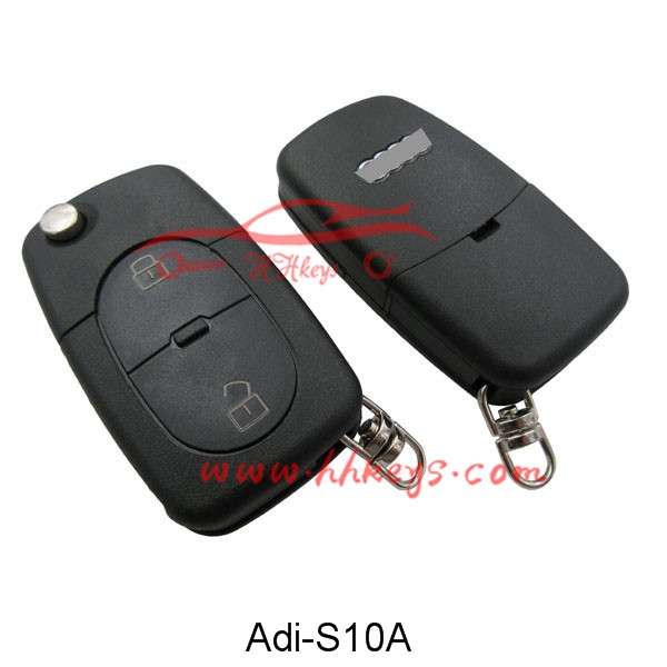 Fast delivery Scan Tool -
 Audi 2 Buttons Flip Key Shell With 1616 Battery Holder (CR1616) – Hou Hui