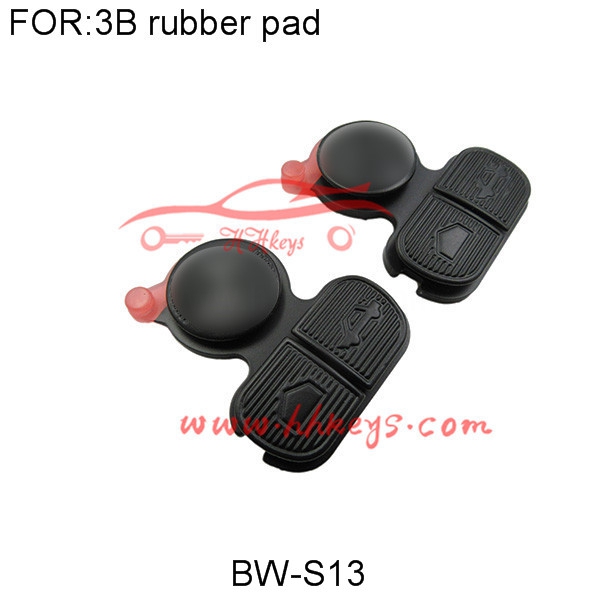 Wholesale Dealers of Auto Key Cover -
 BMW 3 Button Rubber Pad With Red – Hou Hui