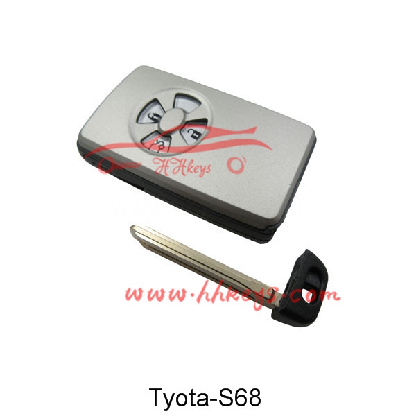 Toyota 3 Buttons Smart key shell
