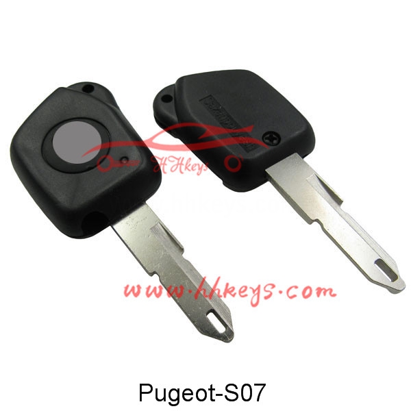 Peugeot 206 1 Button Remote Key Case Shell(words on the back)