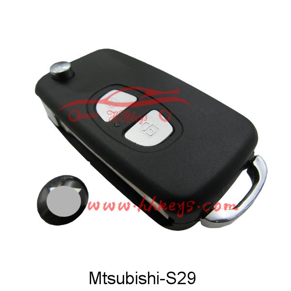 Mitsubishi Lancer 2 Buttons Flip Key Shell