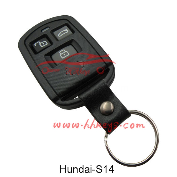 China Cheap price T5 Transponder Chip -
 Hyundai 3 Buttons Remote key shell with logo – Hou Hui