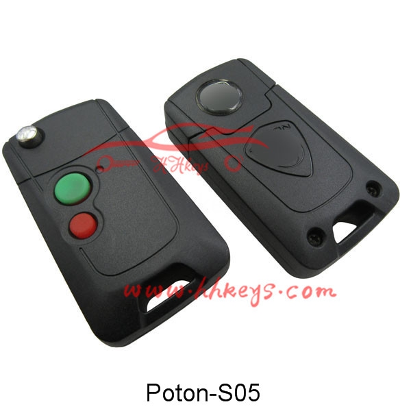 Proton 2 Buttons Remote Key Shell With Left Blade