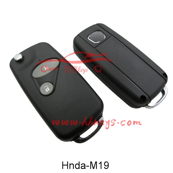 Chinese wholesale 3 Button Smart Key -
 Honda 2 Buttons Modified Flip Key Shell – Hou Hui