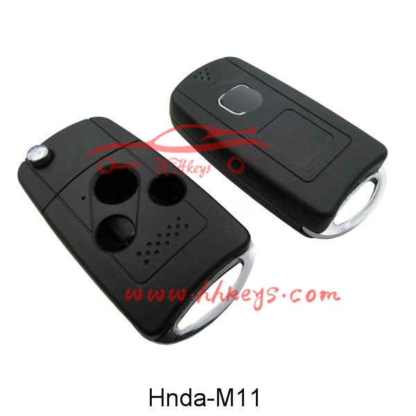 Honda 3 Button Modified Flip Key Case No Buttons