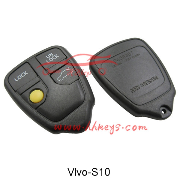 Volvo 4 Button Remote Key Case Fob