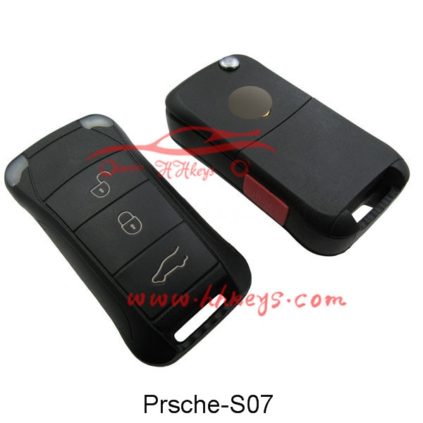 Porsche Cayenne 3 + 1 pihi Flip Car Key Shell