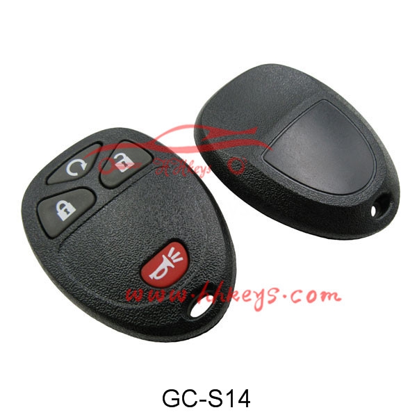 Fast delivery 4 Button Remote Key -
 GM 3+1 Buttons Remote Key Shell No Logo – Hou Hui