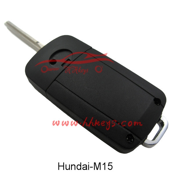 factory Outlets for Key Copying Machine -
Hyundai 3 Buttons modified flip key shell – Hou Hui detail pictures