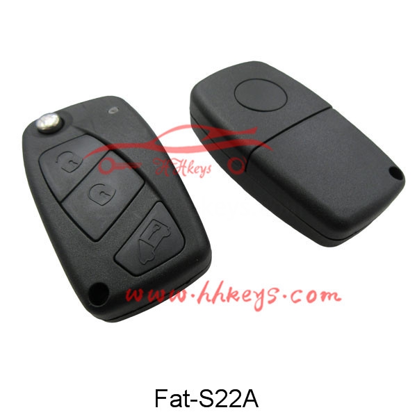 Fiat Punto 3 Buttons Flip Remote Key Cover No Logo(SIP22)