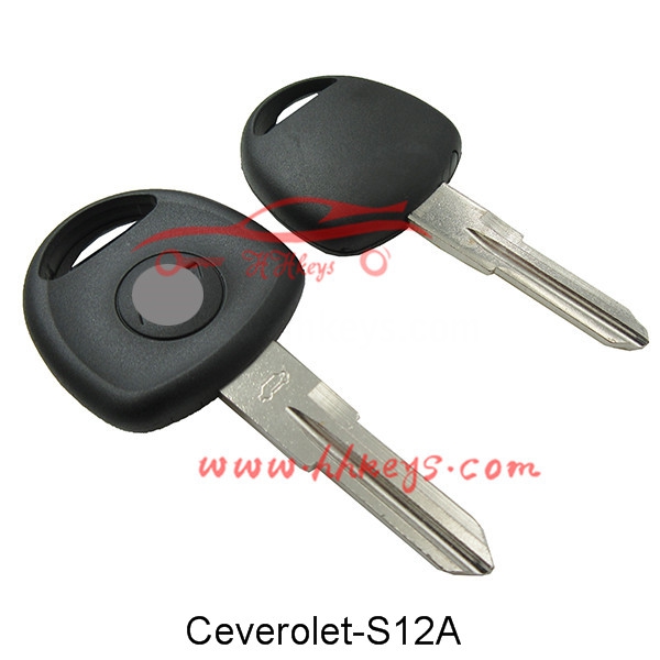 Chevrolet Transponder Key Shell With Left Blade Marked Logo