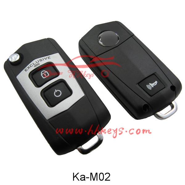 Kia Forte 2+1 Buttons Modified Flip Remote Key Shell (HYN14)