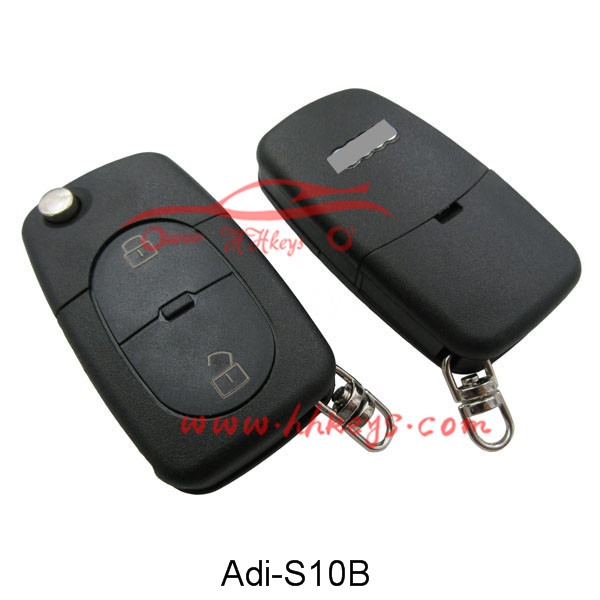 Chinese wholesale 3 Button Smart Key -
 Audi 2 Button Flip Remote Key Fob (CR2032) – Hou Hui