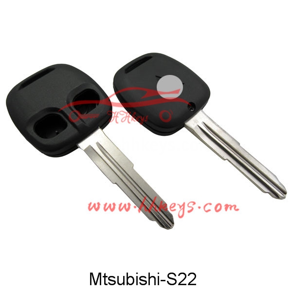 Mitsubishi 2 Buttons Remote Key Shell No Button