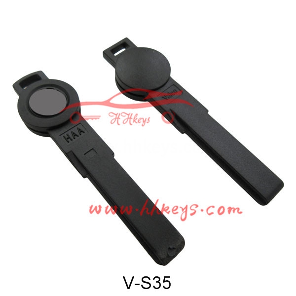 VW Plastic Valet transponder Key Blade